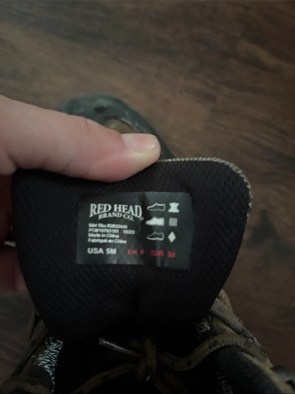 RedHead Brown Kids Hiking Boots with Black Accents